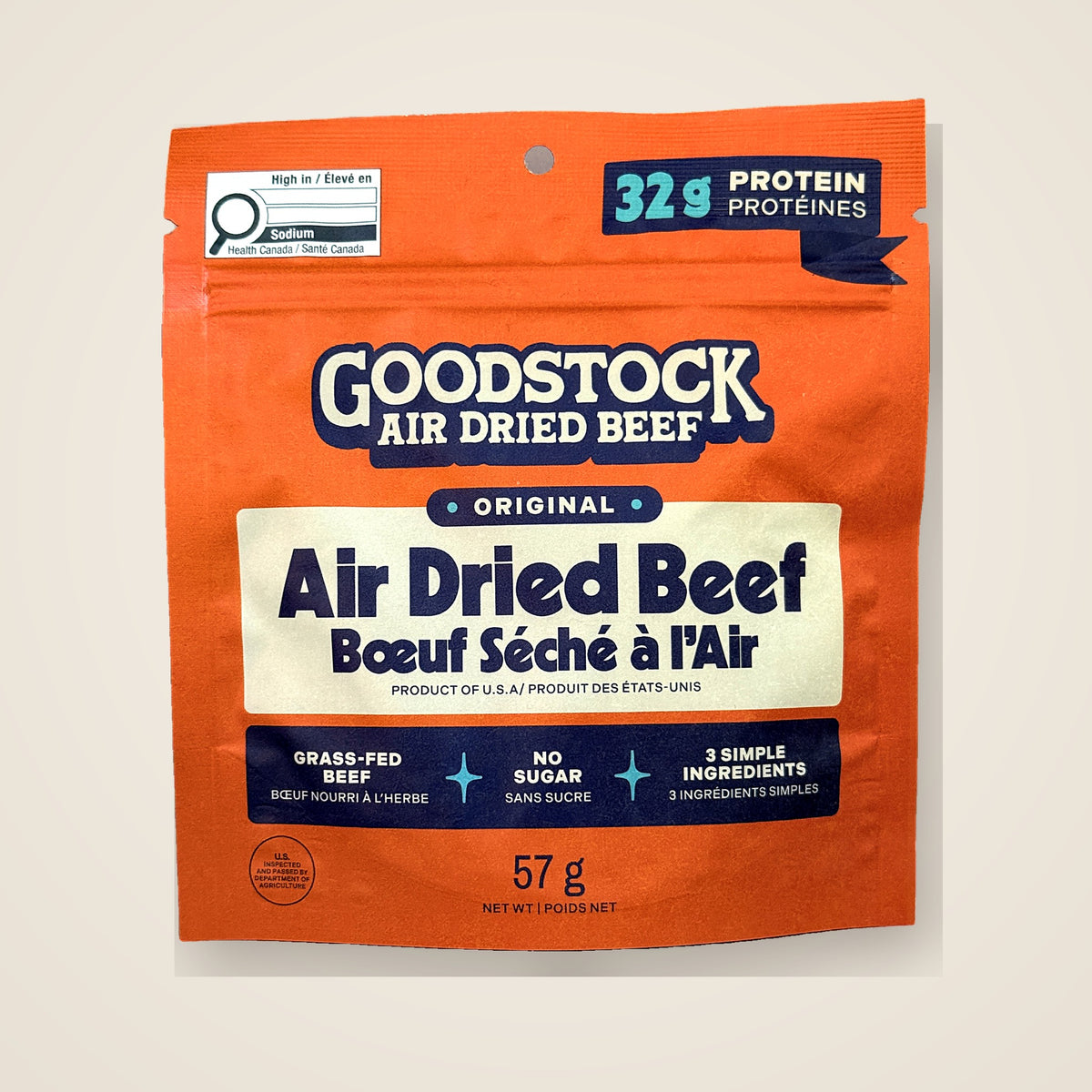 Bœuf séché à l'air libre original (Caisse de 8)